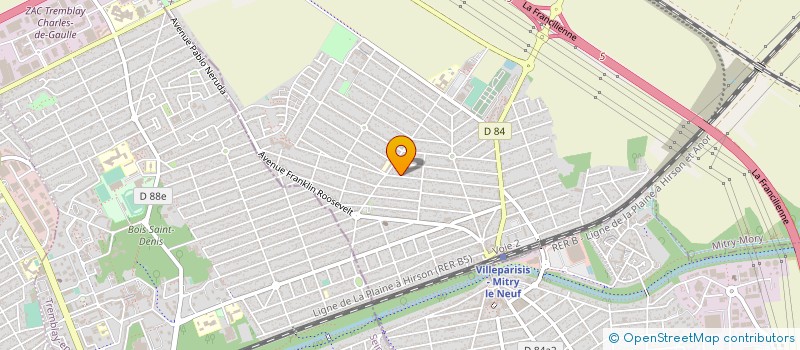 localisation de l'entreprise MONSIEUR BRUNO PAOLELLA  MITRY-MORY