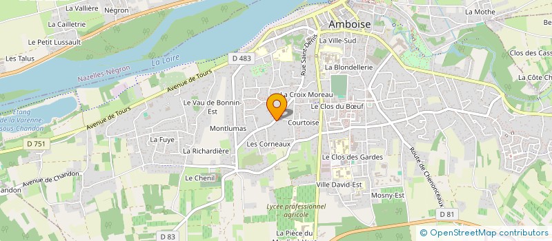 localisation de l'entreprise MONSIEUR BRUNO PAOLORSI à AMBOISE