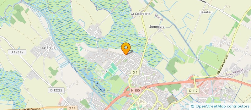 localisation de l'entreprise MONSIEUR BRUNO PAQUET  SAUJON