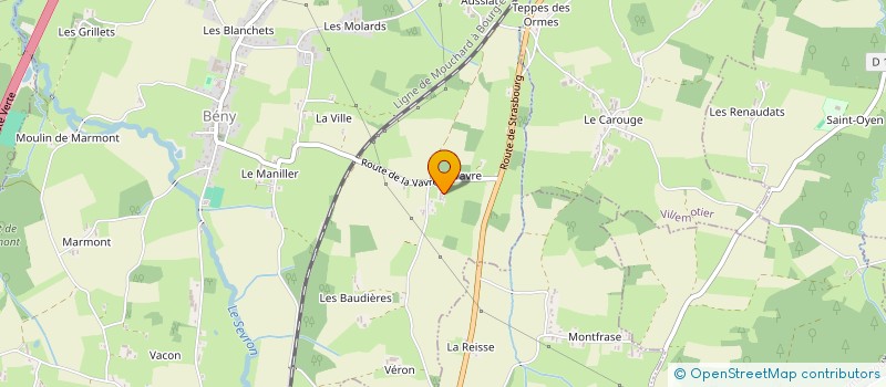 localisation de l'entreprise MONSIEUR BRUNO PARADIS  BENY