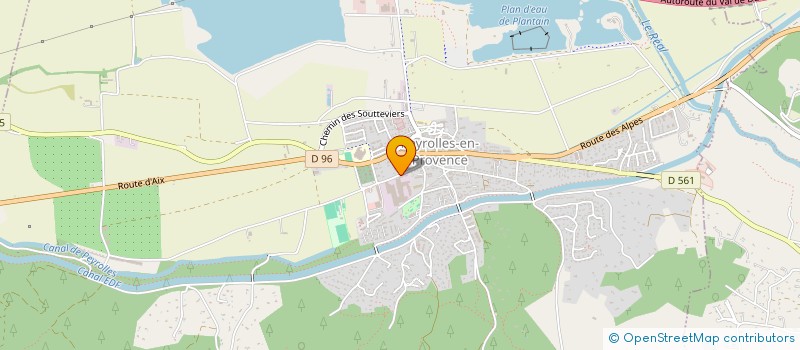 localisation de l'entreprise MONSIEUR BRUNO PARADISO  PEYROLLES-EN-PROVENCE