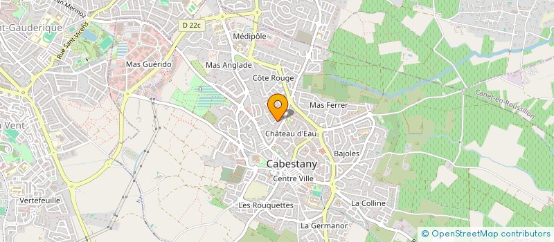 localisation de l'entreprise MONSIEUR BRUNO PARAYRE à CABESTANY