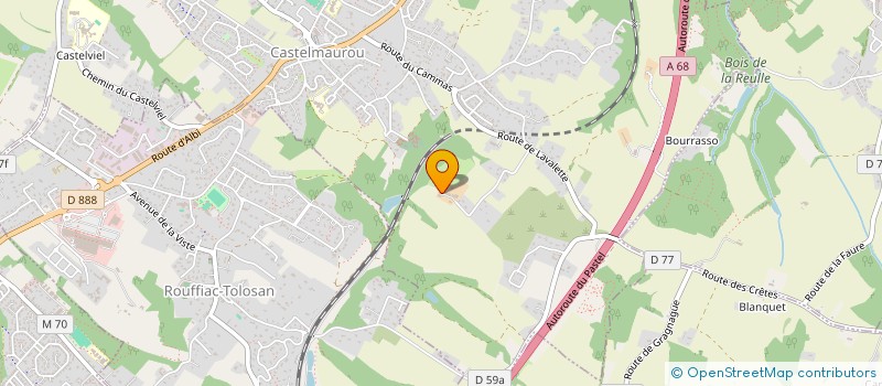 localisation de l'entreprise MONSIEUR BRUNO PARISE  CASTELMAUROU