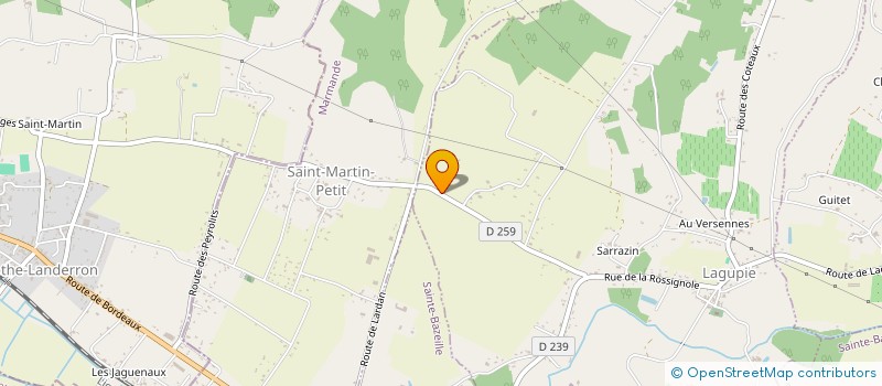 localisation de l'entreprise MONSIEUR BRUNO PARISI  LAGUPIE