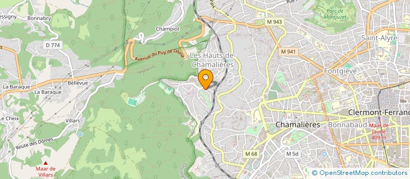 localisation de l'entreprise MONSIEUR BRUNO PASCAL à CHAMALIERES