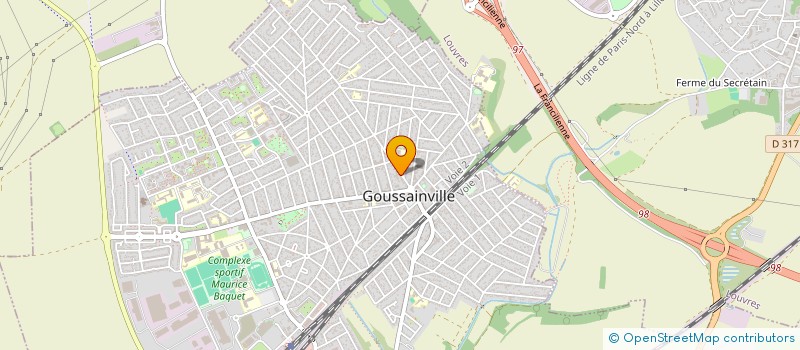 localisation de l'entreprise MONSIEUR BRUNO PASCAL MICHEL SOLESMES  GOUSSAINVILLE