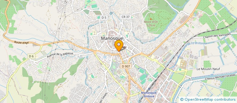 localisation de l'entreprise MONSIEUR BRUNO PASQUALI à MANOSQUE