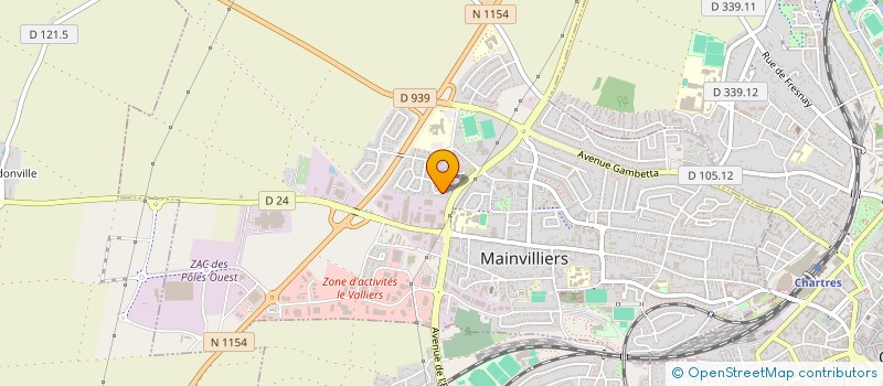 localisation de l'entreprise MONSIEUR BRUNO PASSERAT à MAINVILLIERS