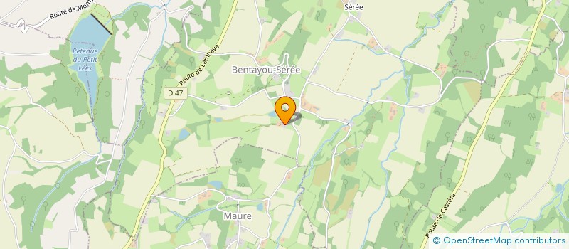 localisation de l'entreprise MONSIEUR BRUNO PASSINELLI  BENTAYOU-SEREE