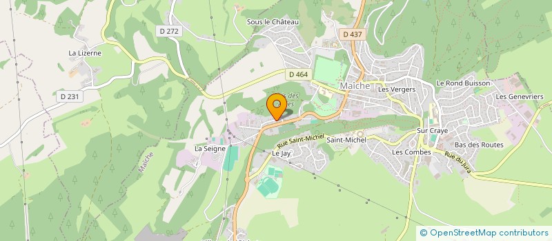 localisation de l'entreprise MONSIEUR BRUNO PATOIS  MAICHE