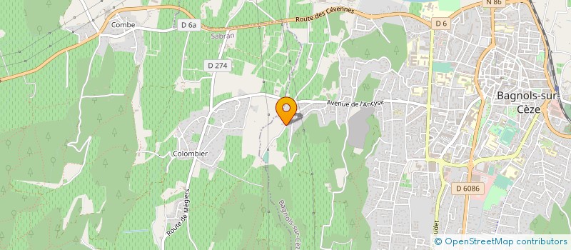 localisation de l'entreprise MONSIEUR BRUNO PATRICK EURY à BAGNOLS-SUR-CEZE