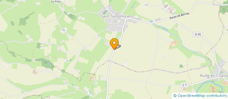 localisation de l'entreprise MONSIEUR BRUNO PATTIER  SAINT SYMPHORIEN