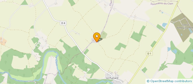 localisation de l'entreprise MONSIEUR BRUNO PAUL  SOMMIERES-DU-CLAIN