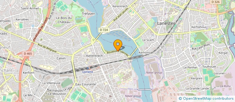 localisation de l'entreprise MONSIEUR BRUNO PAULET  LORIENT