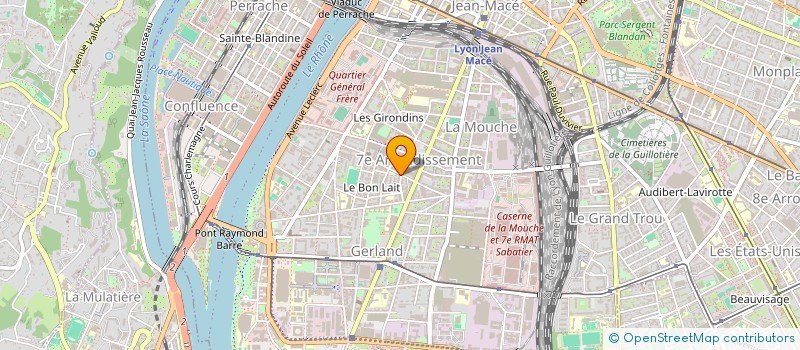 localisation de l'entreprise MONSIEUR BRUNO PAUPIER  LYON