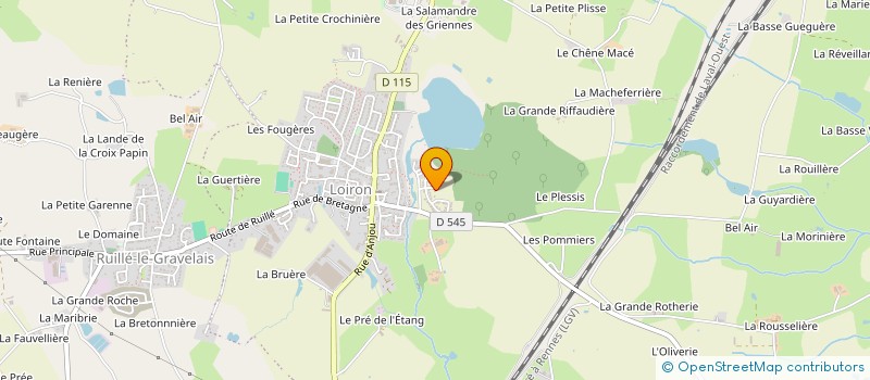 localisation de l'entreprise MONSIEUR BRUNO PAUTREL-REAUTE  LOIRON-RUILLE