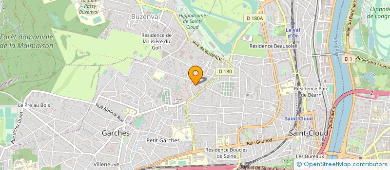 localisation de l'entreprise MONSIEUR BRUNO PAVEGLIO à GARCHES