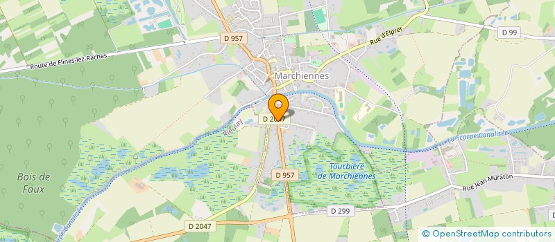 localisation de l'entreprise MONSIEUR BRUNO PAWLAK  MARCHIENNES