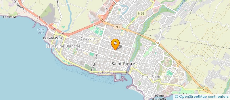 localisation de l'entreprise MONSIEUR BRUNO PAYET à SAINT-PIERRE