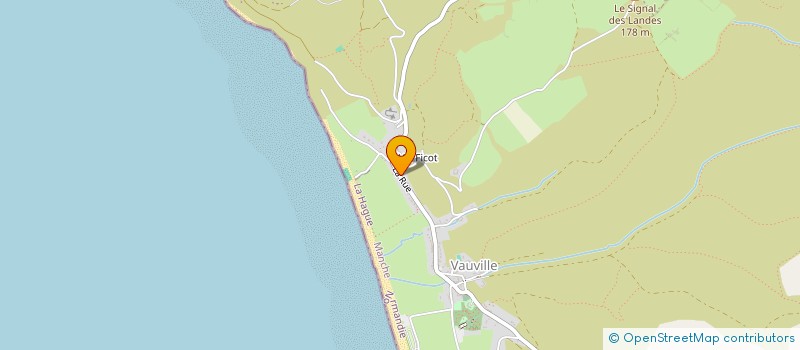 localisation de l'entreprise MONSIEUR BRUNO PAYSANT  LA HAGUE