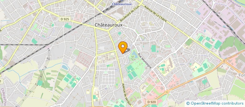 localisation de l'entreprise MONSIEUR BRUNO PECHERAND à CHATEAUROUX