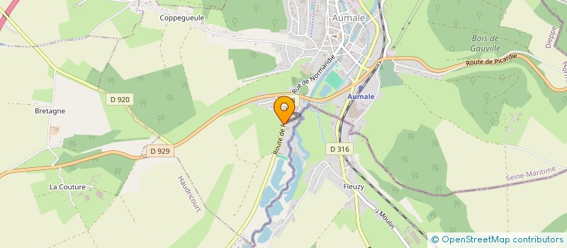 localisation de l'entreprise MONSIEUR BRUNO PELION à AUMALE