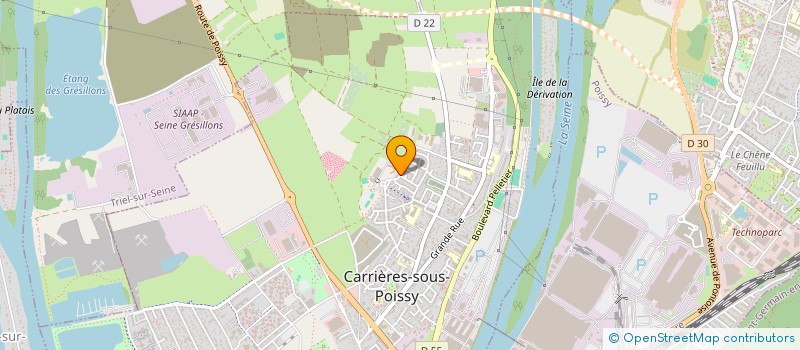 localisation de l'entreprise MONSIEUR BRUNO PELLEAU  CARRIERES-SOUS-POISSY