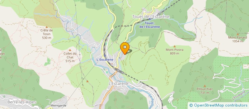 localisation de l'entreprise MONSIEUR BRUNO PELLEGRINO  SAINT-VALLIER-DE-THIEY