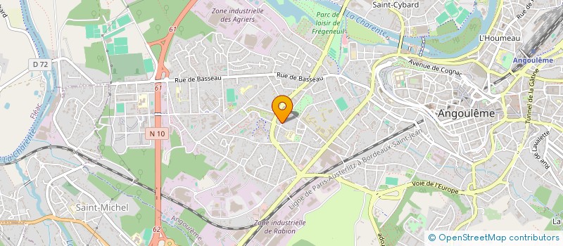 localisation de l'entreprise MONSIEUR BRUNO PELLETIER à ANGOULEME