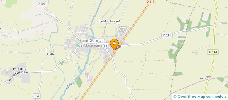 localisation de l'entreprise MONSIEUR BRUNO PELLETIER  SAINT-PIERRE-LA-NOUE