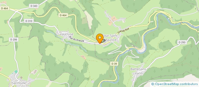 localisation de l'entreprise MONSIEUR BRUNO PELLISSARD  COUR-SAINT-MAURICE