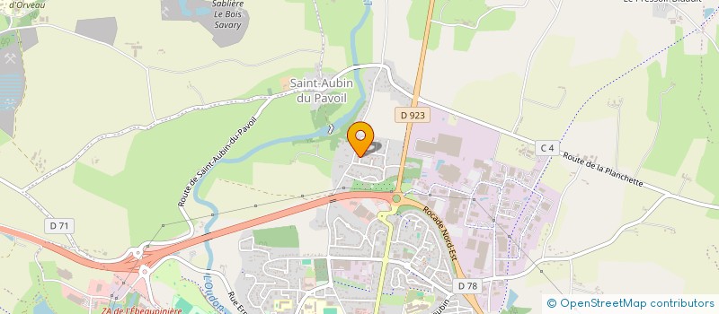 localisation de l'entreprise MONSIEUR BRUNO PELLUAU  SEGRE-EN-ANJOU BLEU