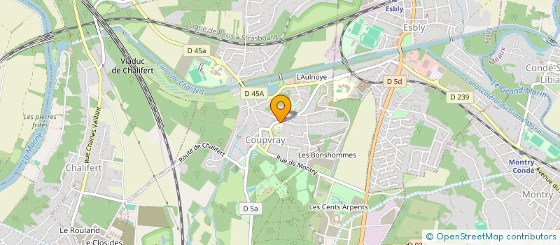 localisation de l'entreprise MONSIEUR BRUNO PEPIN  COUPVRAY