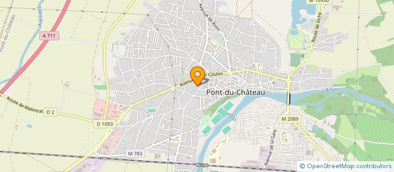 localisation de l'entreprise MONSIEUR BRUNO PEREIRA  PONT-DU-CHATEAU