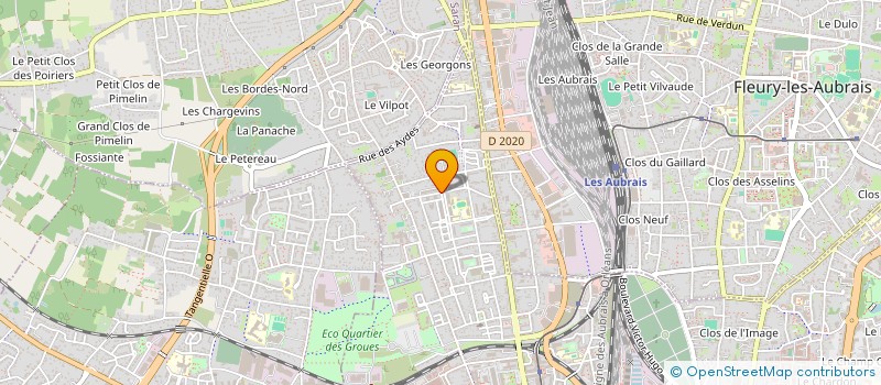 localisation de l'entreprise MONSIEUR BRUNO PEREIRA DA SILVA à ORLEANS