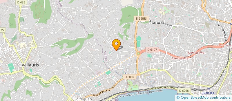 localisation de l'entreprise MONSIEUR BRUNO PERIGAULT à ANTIBES