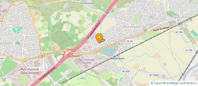 localisation de l'entreprise MONSIEUR BRUNO PERRIN à BAILLARGUES