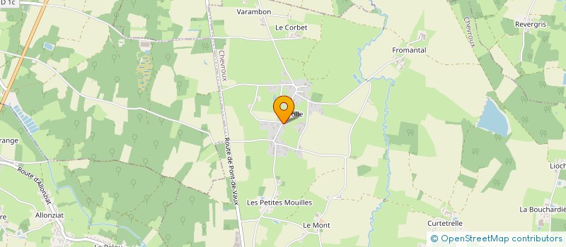 localisation de l'entreprise MONSIEUR BRUNO PERRIN à CHEVROUX