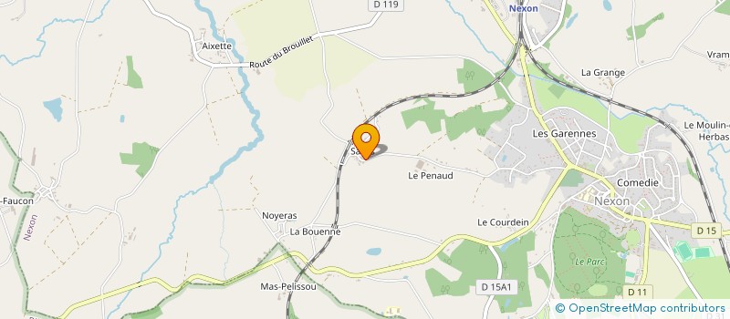 localisation de l'entreprise MONSIEUR BRUNO PERRIN  NEXON