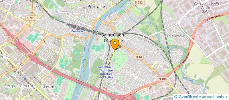 localisation de l'entreprise MONSIEUR BRUNO PERROCHEAU à SAINT-OUEN-L'AUMONE