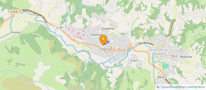 localisation de l'entreprise MONSIEUR BRUNO PERROT  SAINT-PEE-SUR-NIVELLE