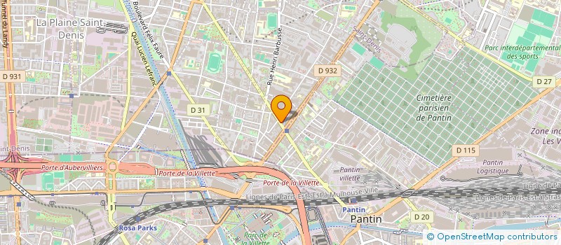 localisation de l'entreprise MONSIEUR BRUNO PERSICO à AUBERVILLIERS