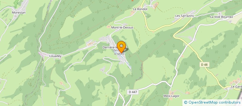 localisation de l'entreprise MONSIEUR BRUNO PERSONENI  MONTLEBON