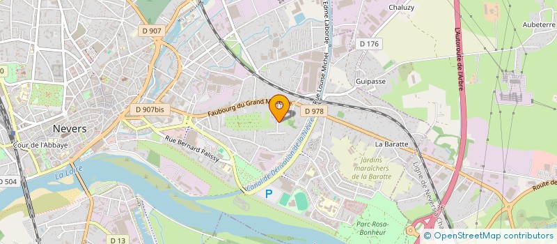 localisation de l'entreprise MONSIEUR BRUNO PETIT à NEVERS