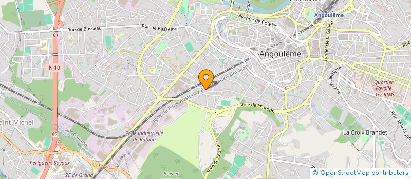 localisation de l'entreprise MONSIEUR BRUNO PETREMANN à ANGOULEME