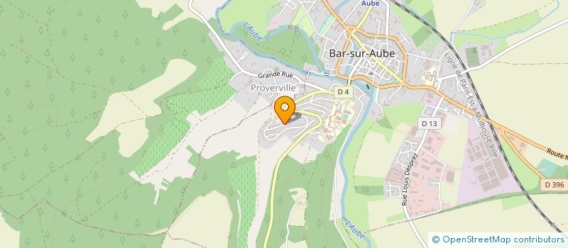 localisation de l'entreprise MONSIEUR BRUNO PEUTAT à BAR-SUR-AUBE