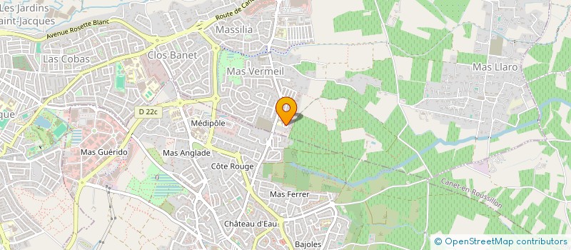 localisation de l'entreprise MONSIEUR BRUNO PEY  PERPIGNAN