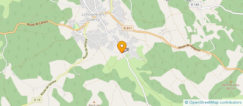 localisation de l'entreprise MONSIEUR BRUNO PEYRELASSE  LIMOGNE-EN-QUERCY