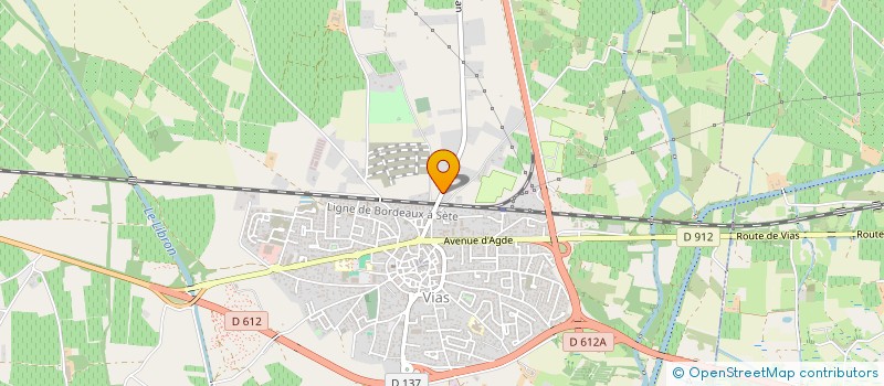 localisation de l'entreprise MONSIEUR BRUNO PEYRONEL à VIAS