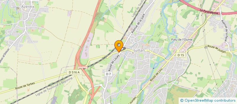 localisation de l'entreprise MONSIEUR BRUNO PEYROU  JUILLAN